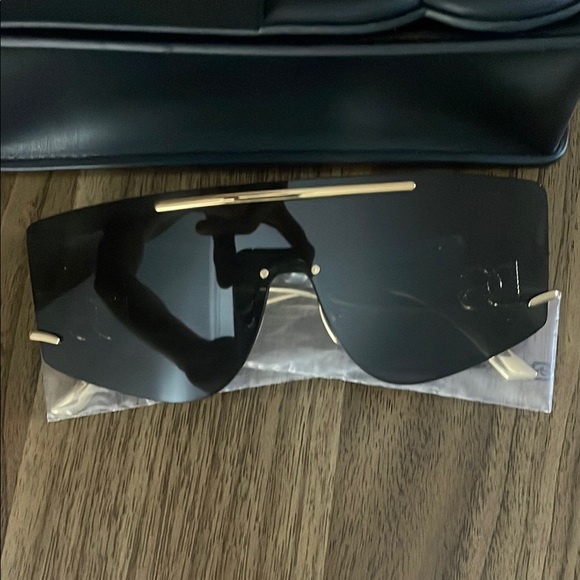 New (Never Worn) Dolce & Gabbana Black Crystal Sunglasses